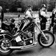 Unidentified members from various Hells Angels chapters await the opening of Officer’s Gulch, a U.S. Forest Service campground, Aug. 14, 1982, near San Francisco, Calif. (AP Photo/Seth Perlman)
